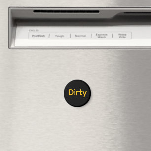 DIRTY Logo Geschirrspüler Magnet