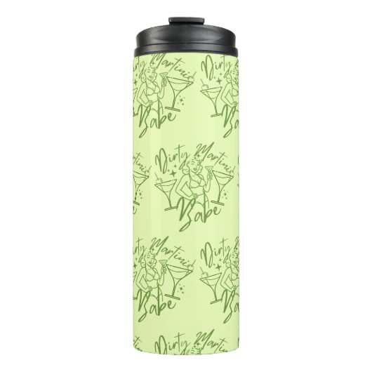 Dirty Martini Babe Thermosbecher (Vorderseite)