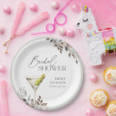 Dirty Martini Cocktail Brautparty Pappteller (Party)