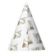 Dirty Martini Cocktail Rezept Art Party Hat Partyhütchen (Rückseite)