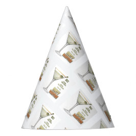 Dirty Martini Cocktail Rezept Art Party Hat Partyhütchen