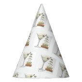 Dirty Martini Cocktail Rezept Art Party Hat Partyhütchen (Links)