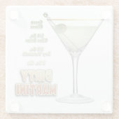 Dirty Martini Cocktail Rezept: Glasuntersetzer (Rückseite)