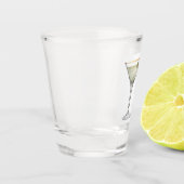 Dirty Martini Cocktail Rezept: Schnapsglas (Links)