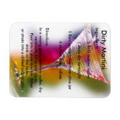 Dirty Martini Drink Rezept Magnet (Horizontal)
