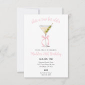 Dirty Martini Einladung (Vorderseite)