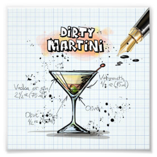 Dirty Martini Fotodruck