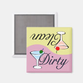 Dirty Martini Geschirrspüler Magnet (Vorderseite/Rückseite)