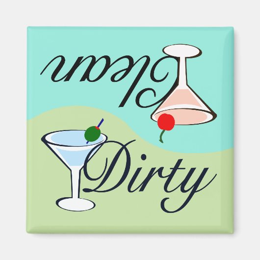 Dirty Martini Geschirrspüler Magnet (Vorne)