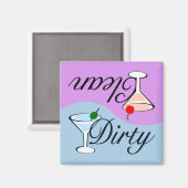 Dirty Martini Geschirrspüler Magnet (Vorderseite/Rückseite)