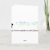 Dirty Martini - Note Card Karte (Rückseite)