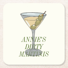 Dirty Martini Paper Untersetzer