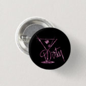 Dirty Martini - Rosa Button (Vorne & Hinten)