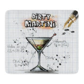 Dirty Martini Schneidebrett (Vorderseite)