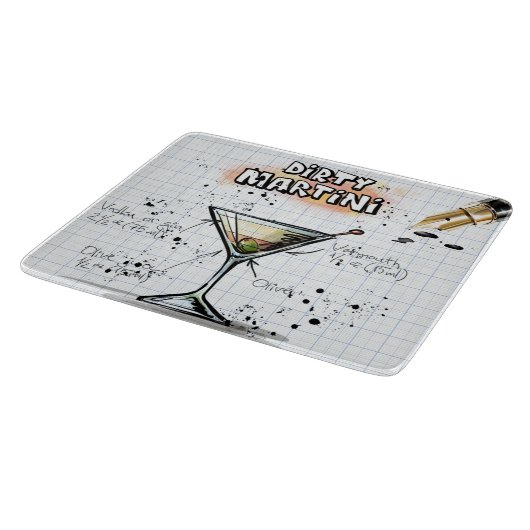 Dirty Martini Schneidebrett (Ecke)