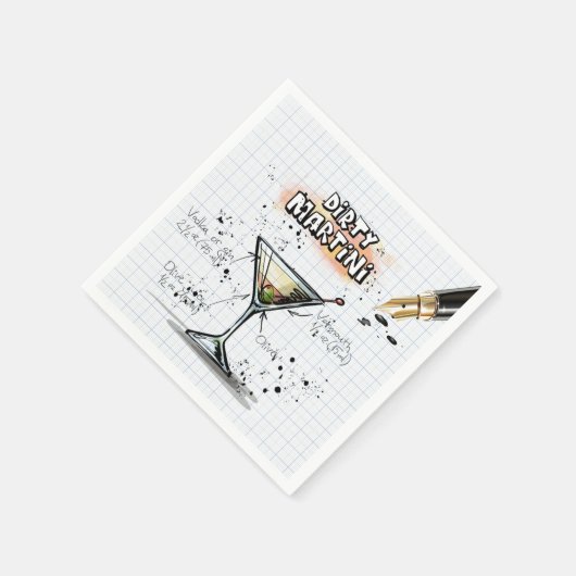 Dirty Martini Serviette (Ecke)