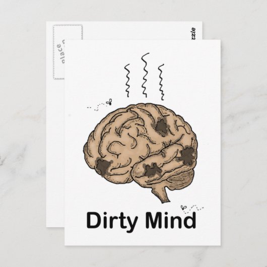 Dirty Mind Postkarte (Vorne/Hinten)