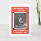 Dirty Mouth Mama Karte (Vorderseite)