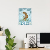 Dirty Net Bigfoot Hipster Poster (Heimbüro)