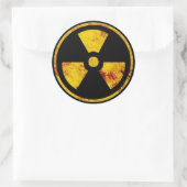 Dirty Nuklear Warning Sign Sticker (Tasche)