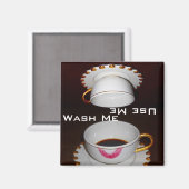 Dirty oder Clean: Wash mich oder Benutze ich Gesch Magnet (Vorderseite/Rückseite)