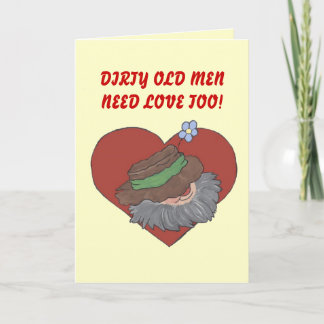 Dirty Old Men Feiertagskarte