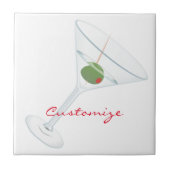 Dirty Olive Martini Thunder_Cove Fliese (Vorderseite)