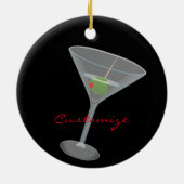 Dirty Olive Martini Thunder_Cove Keramik Ornament (Hinten)