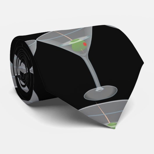Dirty Olive Martini Thunder_Cove Krawatte (Gerollt)