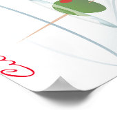 Dirty Olive Martini Thunder_Cove Poster (Ecke)