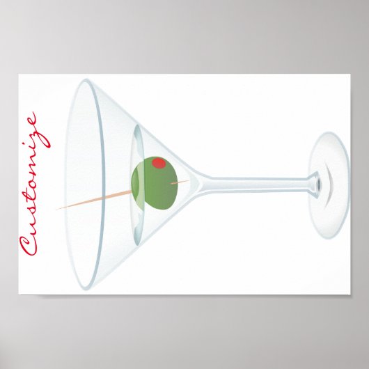 Dirty Olive Martini Thunder_Cove Poster (Vorne)