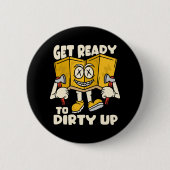 Dirty Outdoor - Camping witzig Button (Vorderseite)