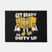 Dirty Outdoor - Camping witzig Fußmatte (Vorderseite)