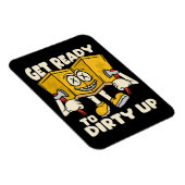 Dirty Outdoor - Camping witzig Magnet (Rechte Seite)