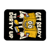 Dirty Outdoor - Camping witzig Magnet (Horizontal)