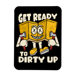 Dirty Outdoor - Camping witzig Magnet