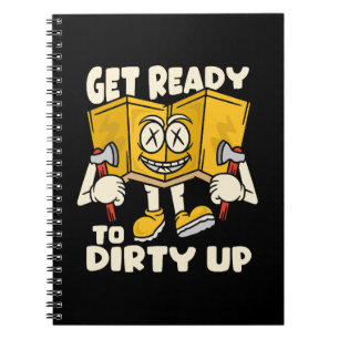 Dirty Outdoor - Camping witzig Notizblock