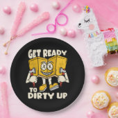 Dirty Outdoor - Camping witzig Pappteller (Party)