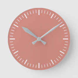Dirty Pink Wall Clock Runde Wanduhr