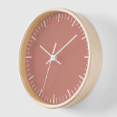 Dirty Pink Wall Clock Uhr (Winkel)