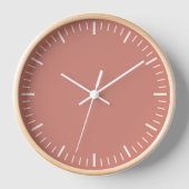 Dirty Pink Wall Clock Uhr (Vorderseite)