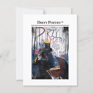 DIRTY POETRY Postcard Postkarte