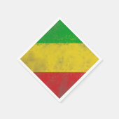 Dirty Rasta Stripes Serviette (Ecke)