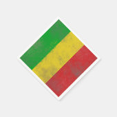 Dirty Rasta Stripes Serviette (Ecke)