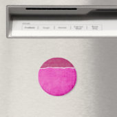 Dirty ripped rosa Papier Magnet (In Situ (Geschirrspüler))