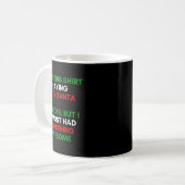 Dirty Santa Present Idea Exchange. Dirty Santa Chr Kaffeetasse (Vorderseite Links)