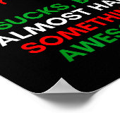 Dirty Santa Present Idea Exchange. Dirty Santa Chr Poster (Ecke)