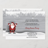 Dirty Santa Secret Santa Party Einladung (Vorne/Hinten)