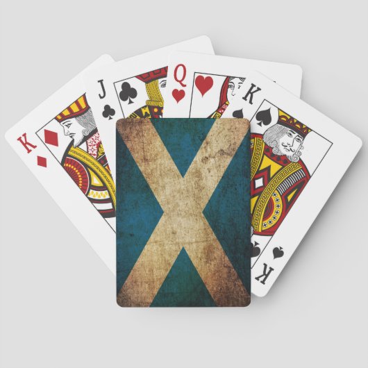 Dirty Scottish Flag Spielkarten (Rückseite)