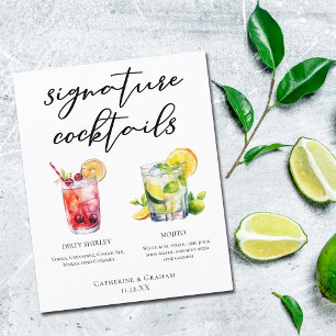 Dirty Shirley Mojito Signature Cocktails Menü